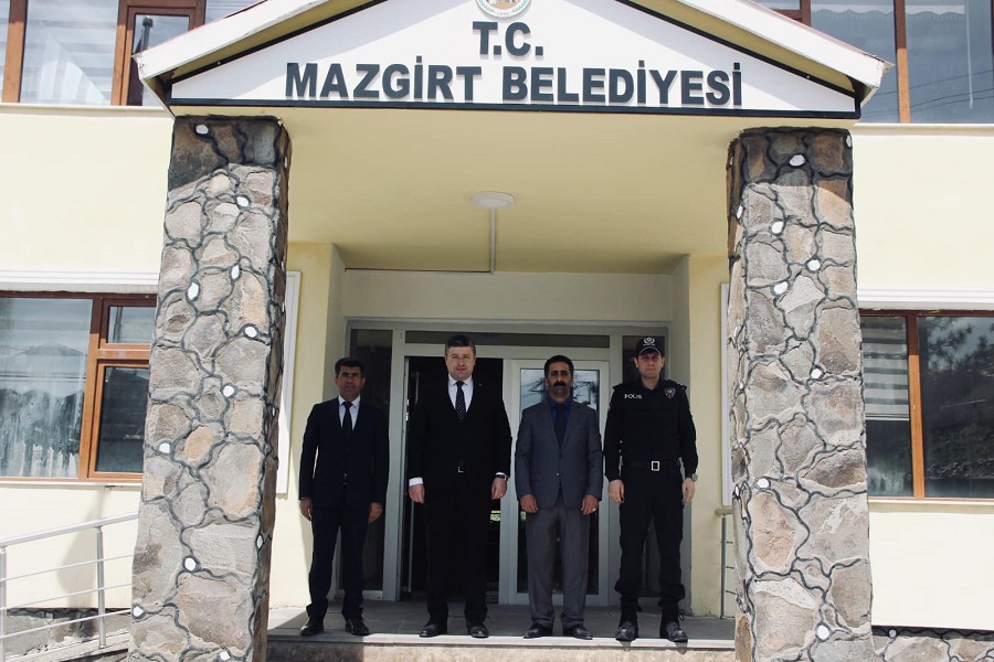 Kaymakamımız Sayın Necdet UÇAR, Mazgirt Belediye Başkanlığına Ziyarette Bulundu
